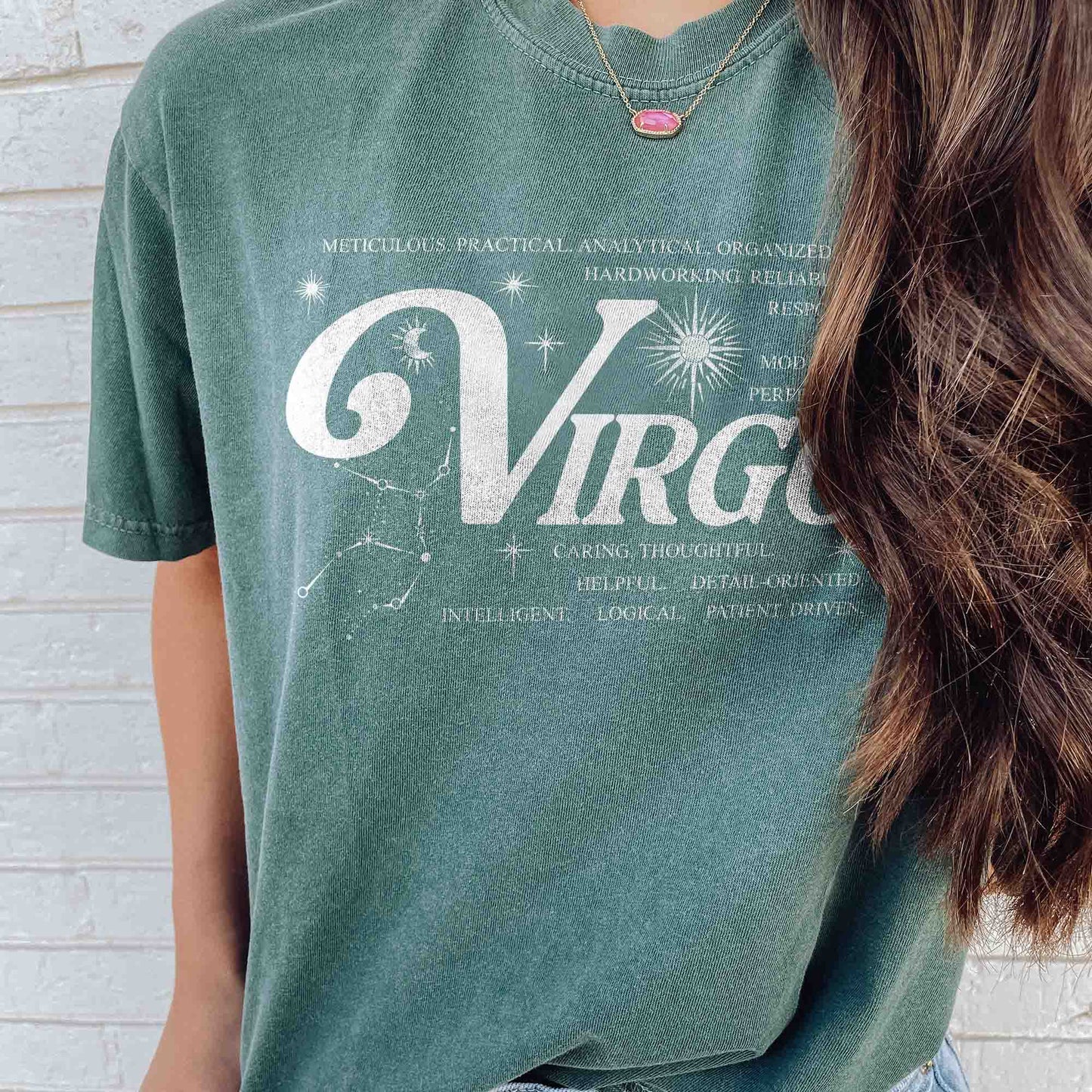 Virgo Zodiac Astrology T-Shirt | Comfort Colors 1717 Graphic Tee
